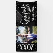 Banderoles Félicitations à notre première photo chaque année (Vertical)