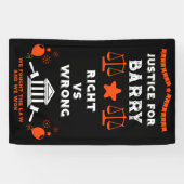 Banderoles Félicitations au verdict du tribunal (Horizontal)