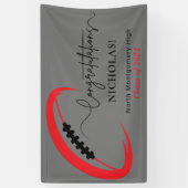 Banderoles Félicitations aux athlètes diplômés modernes (Vertical)