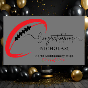 Banderoles Félicitations aux athlètes diplômés modernes