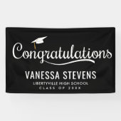 Banderoles Félicitations aux diplômés (Horizontal)