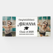 Banderoles Félicitations aux diplômés modernes Photo (Horizontal)
