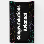 Banderoles Félicitations aux Félicitations aux Noirs (Vertical)