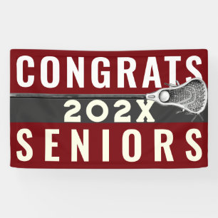 Banderoles Félicitations aux Seniors de Crosse