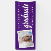 Banderoles Félicitations Couleurs de l'école supérieure Banni (Vertical)