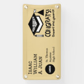 Banderoles Félicitations, diplômé 2024 ! (Verticale)