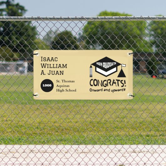 Banderoles Félicitations, diplômé 2024 ! (Insitu)