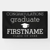 Banderoles Félicitations Diplômé - Classe De N'Importe Quelle (Horizontal)