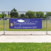 Banderoles Félicitations Diplômé Dentiste Dentaire (En situation)
