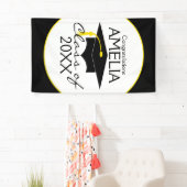 Banderoles Félicitations Diplômé Nom personnalisé (En situation)