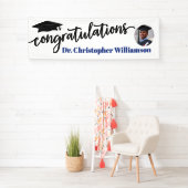 Banderoles Félicitations Diplômée Photo Dentiste (En situation)