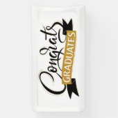 Banderoles Félicitations diplômés Calligraphie (Verticale)