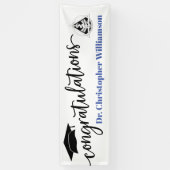 Banderoles Félicitations Docteur Dentistère (Vertical)