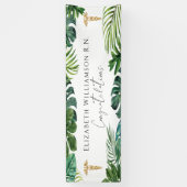 Banderoles Félicitations Élégantes Diplôme Infirmière Médical (Vertical)