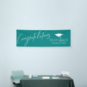 Banderoles Félicitations Graduate Classe de Turquoise (Salon professionnel)