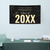 Banderoles Félicitations Graduation College Nom de l'école (Salon professionnel)