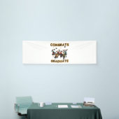 Banderoles Félicitations Gradué 2.5x8 Vinyl Banner (Salon professionnel)