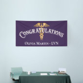 Banderoles Félicitations Infirmière LVN RN Médicale Graduatio (Salon professionnel)