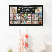 Banderoles Félicitations modernes Diplômé 29 - Collage photo (En situation)