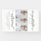 Banderoles Félicitations modernes photo de retraite (Horizontal)