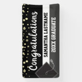 Banderoles Félicitations Nom de l'élève et interdiction du bu (Verticale)