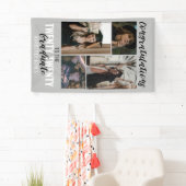 Banderoles Félicitations Photo Graduation Party (En situation)