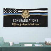 Banderoles Félicitations pour la retraite du drapeau de la li (Salon professionnel)