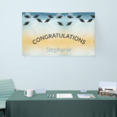 Banderoles Félicitations pour votre simple diplôme (Salon professionnel)