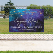 Banderoles Félicitations Rustic Tea Lights Stars Fiançailles (Insitu)