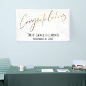 Banderoles Félicitations Typographie d'écriture manuscrite Go (Salon professionnel)