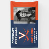 Banderoles Félicitations Virginia Cavalier Grad - Photo (Vertical)