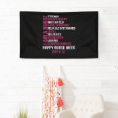 Banderoles Femmes Je Suis Une Infirmière Heureuse Semaine Des (En situation)