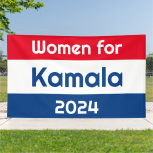 Banderoles Femmes pour Kamala Harris 2024 Énorme
