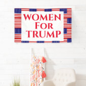 BANDEROLES FEMMES POUR TRUMP (En situation)