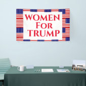 BANDEROLES FEMMES POUR TRUMP (Salon professionnel)