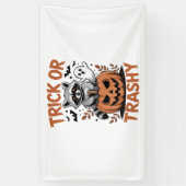 Banderoles Feral Halloween Trick ou Trashy (Vertical)
