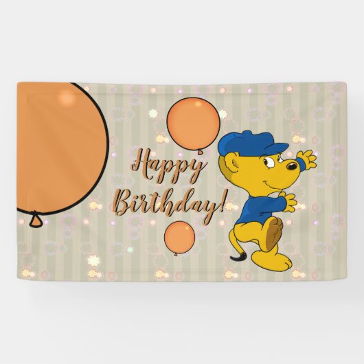 Banderoles Ferald | Anniversaire optimiste (Horizontal)