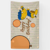 Banderoles Ferald | Anniversaire optimiste (Vertical)