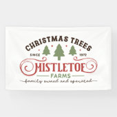 Banderoles Ferme de mistletoe de Noël Pôle Nord (Horizontal)