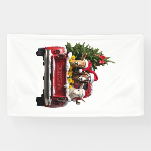 Banderoles Ferme de Noël (Horizontal)
