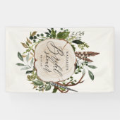 Banderoles Ferme rustique grange douche botanique (Horizontal)