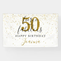 Féroce et Fabuleux Joyeux Anniversaire Noir Et Or 