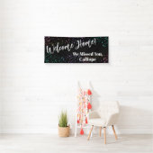 Banderoles Festif Confetti coloré Noir Accueil (En situation)