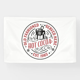 Banderoles Festif Noël Hot coca bar vendeurs