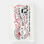 Banderoles Festif Pôle Nord Chocolat chaud (Verticale)