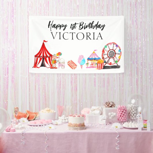 Banderoles Festival de cirque du Carnaval moderne Anniversair (Fête)