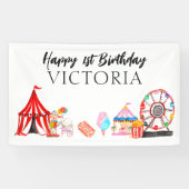 Banderoles Festival de cirque du Carnaval moderne Anniversair (Horizontal)