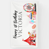 Banderoles Festival de cirque du Carnaval moderne Anniversair (Vertical)