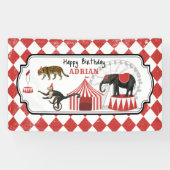 Banderoles Festival du Carnaval Thème Animaux Grand Top Anniv (Horizontal)