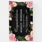 Banderoles Festival Floral Classique Moderne Fête de Graduati (Vertical)